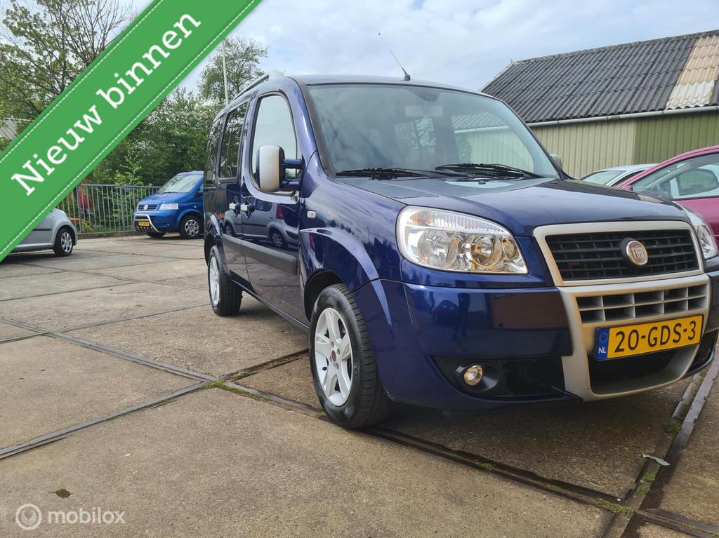 Fiat Doblo 1.4 Malibu bj 2008 Apk 6-5-2027, Auto's, Fiat, Voorwielaandrijving, Doblo, 4 cilinders, Blauw