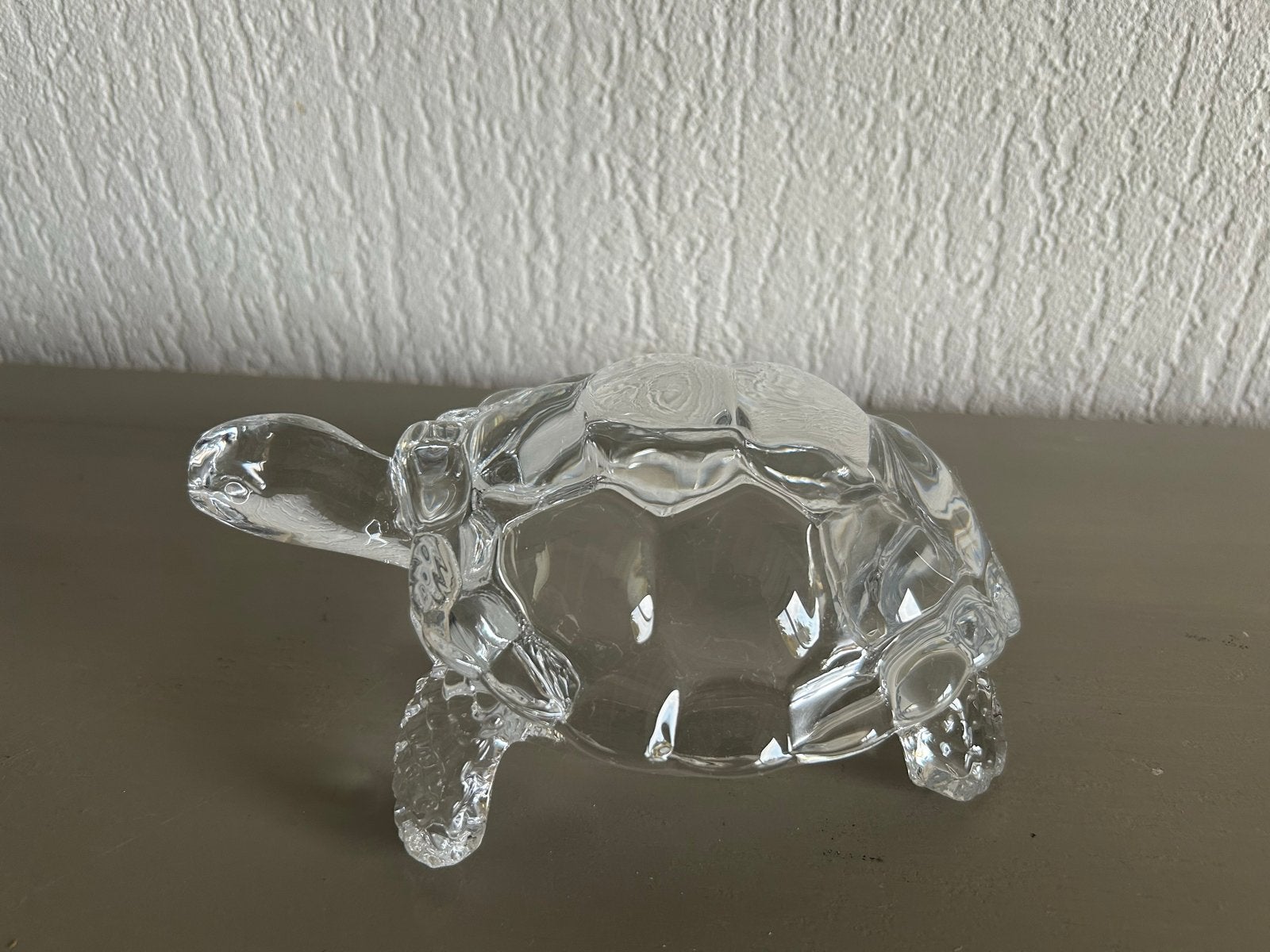 Glazen schildpad decoratie, Antiek en Kunst, Antiek | Glas en Kristal, Ophalen of Verzenden