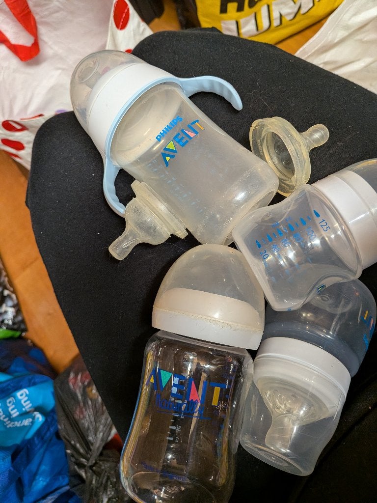 drinkbeker flesjes fruithapje, Ophalen of Verzenden, Zo goed als nieuw, Babyfles