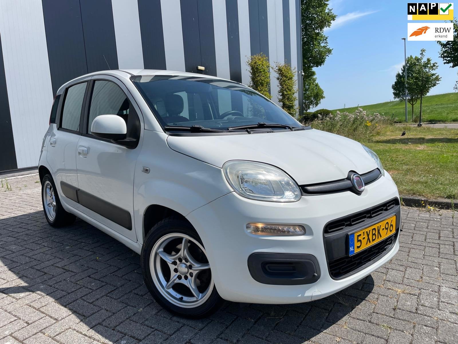 Fiat Panda 0.9 TwinAir Edizione Cool Airco-Hoge Instap-Lmv-2, Auto's, Gebruikt, Panda, Wit, Origineel Nederlands