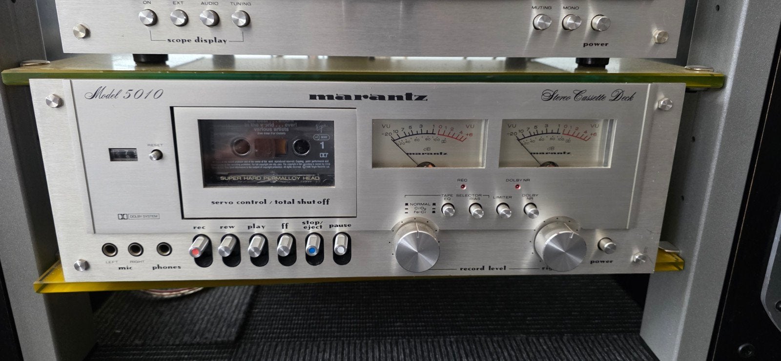 Marantz Model 5010 Stereo Cassette Deck - Vintage, Ophalen of Verzenden, Enkel, Marantz, Tiptoetsen