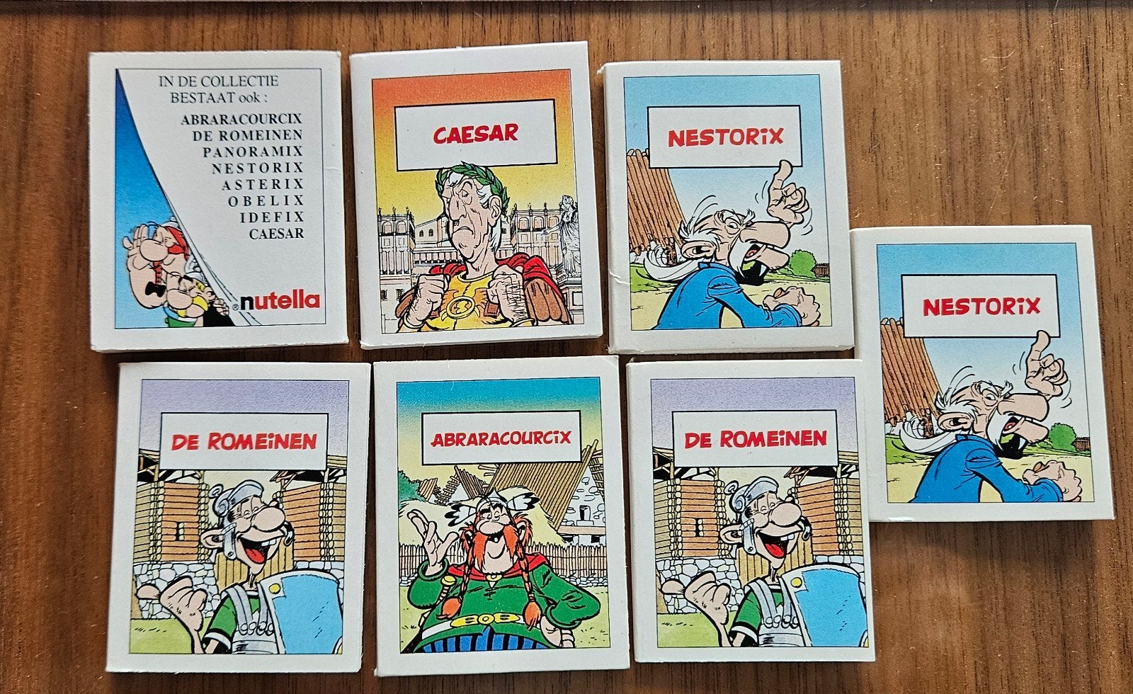 Nutella Asterix en Obelix verzamelboekjes (7 stuks), Ophalen of Verzenden, Zo goed als nieuw