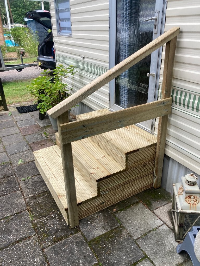 Opstap "Deluxe" in ELKE MAAT leverbaar!, Caravans en Kamperen, Caravan accessoires, Ophalen of Verzenden, Nieuw