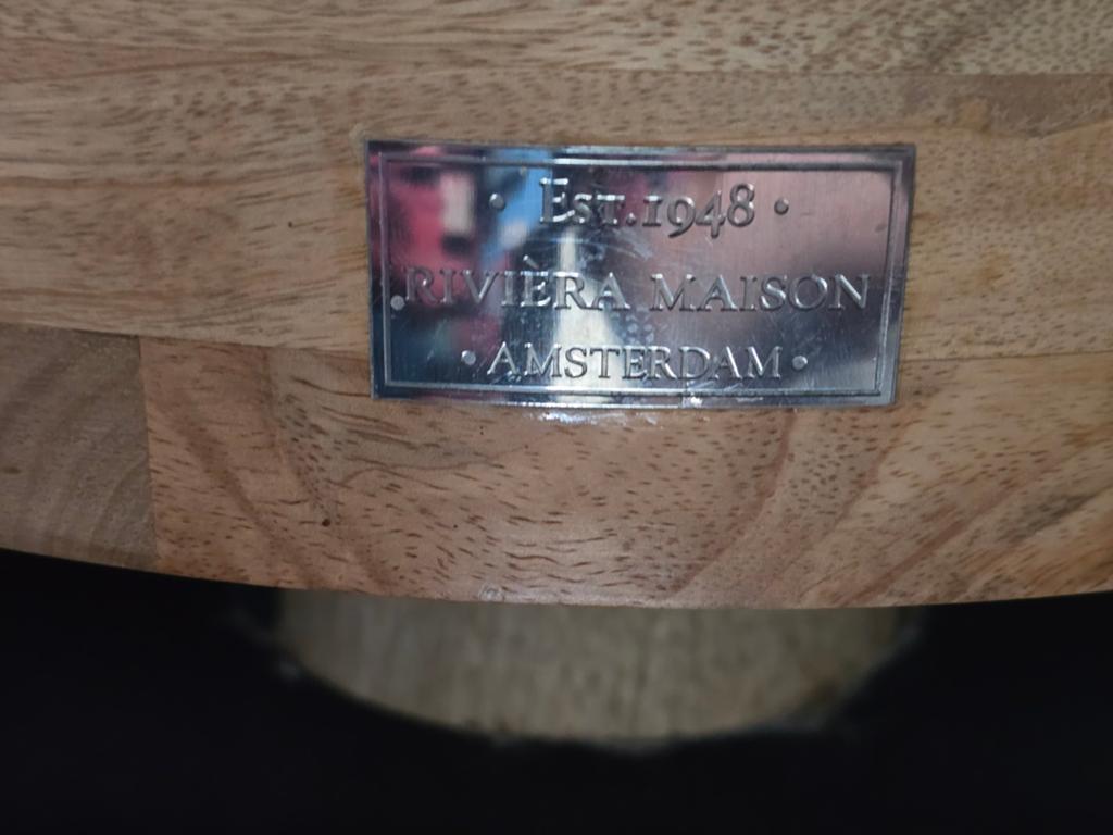 Riviera Maison Dienblad met Kroon Decoratie, Hout, Gebruikt, Ophalen of Verzenden, Landelijk