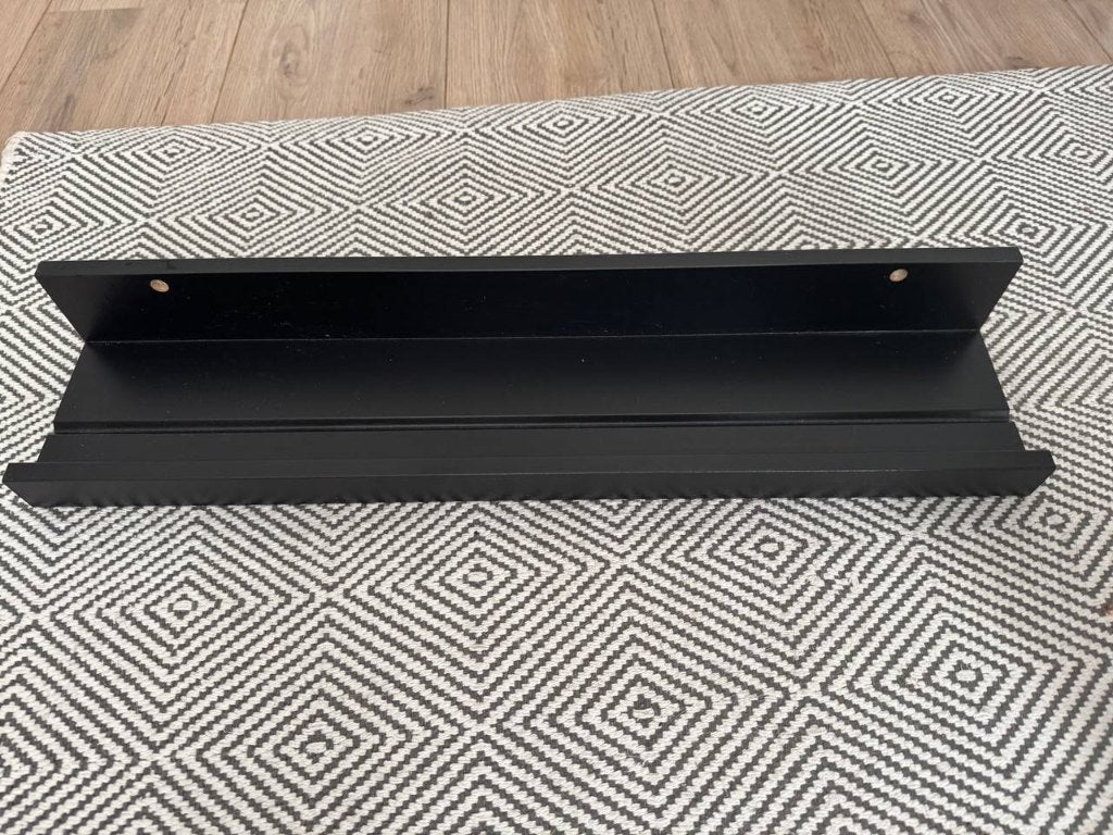 IKEA Zwarte Wandplanken | 2 stuks, Ophalen, Zo goed als nieuw