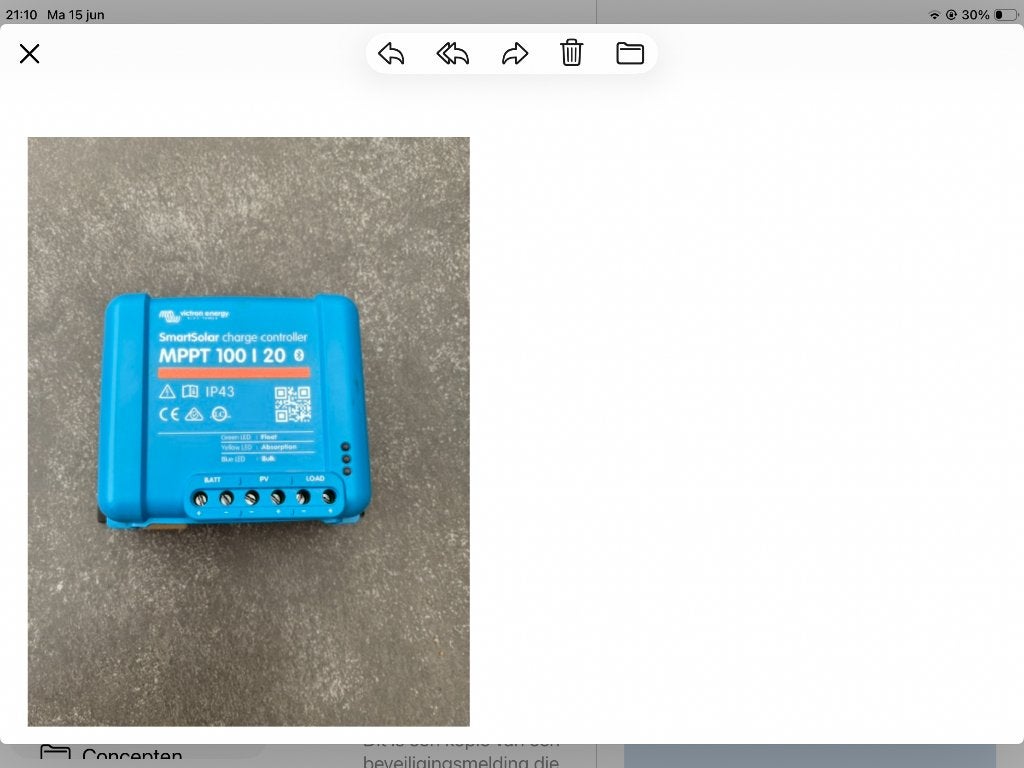 Smart solar charge controller , voor zonnepanelen, Ophalen, Zo goed als nieuw