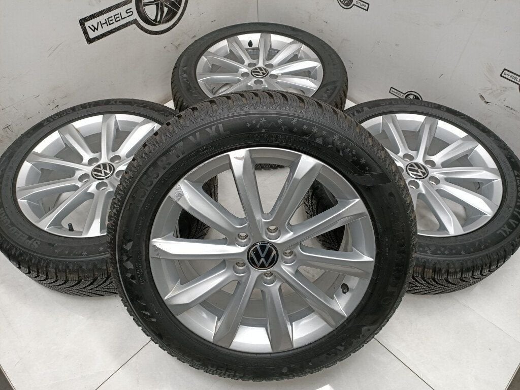 VW Passat T-roc Helsinki 17 inch winterbanden 5x112, Ophalen, Gebruikt, 17 inch, Banden en Velgen