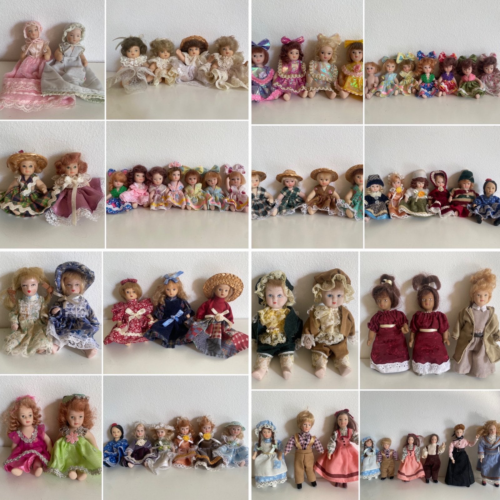 Heel veel porseleinen poppenhuis popjes, Verzamelen, Poppenhuizen en Toebehoren, Ophalen of Verzenden, Zo goed als nieuw, Popje