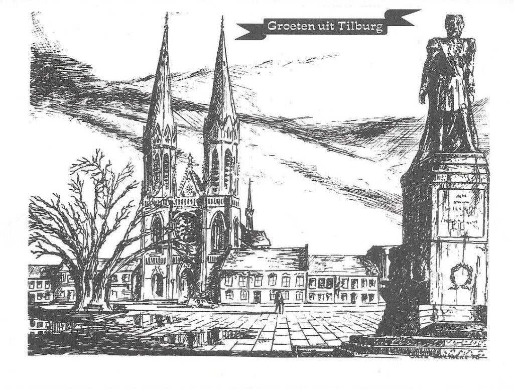 Ansichtkaarten Tilburg leerlingen Pauluslyceum, Verzamelen, Ophalen of Verzenden, 1980 tot heden, Ongelopen, Noord-Brabant