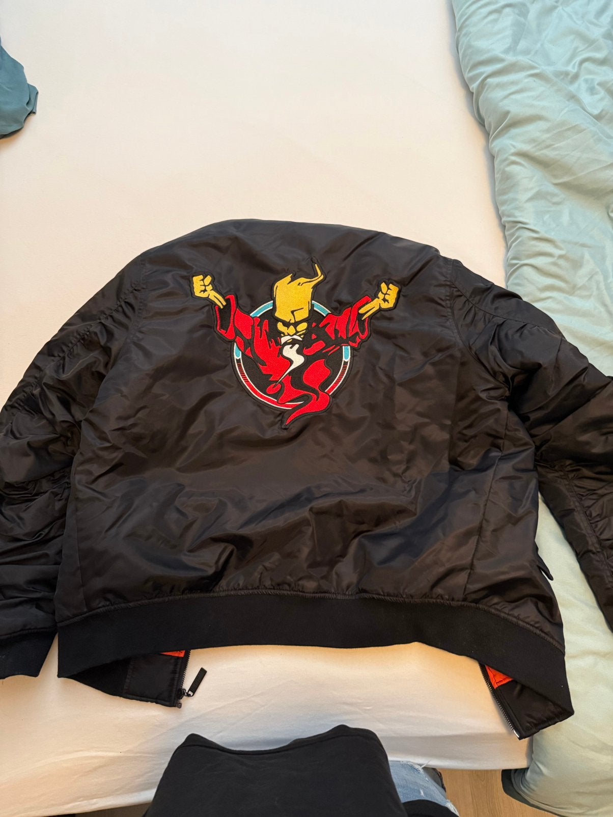 Thunderdome Bomberjack – Maat L – Zo goed als nieuw, Kleding | Heren, Ophalen, Zo goed als nieuw, Zwart