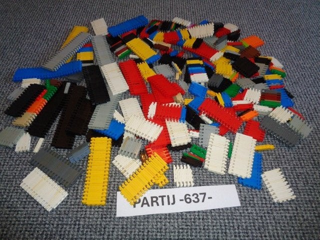 Partij 637=Lego plaatjes 1x4 gemengd, Kinderen en Baby's, Speelgoed | Duplo en Lego, Lego, Lego, Gebruikt, Lego