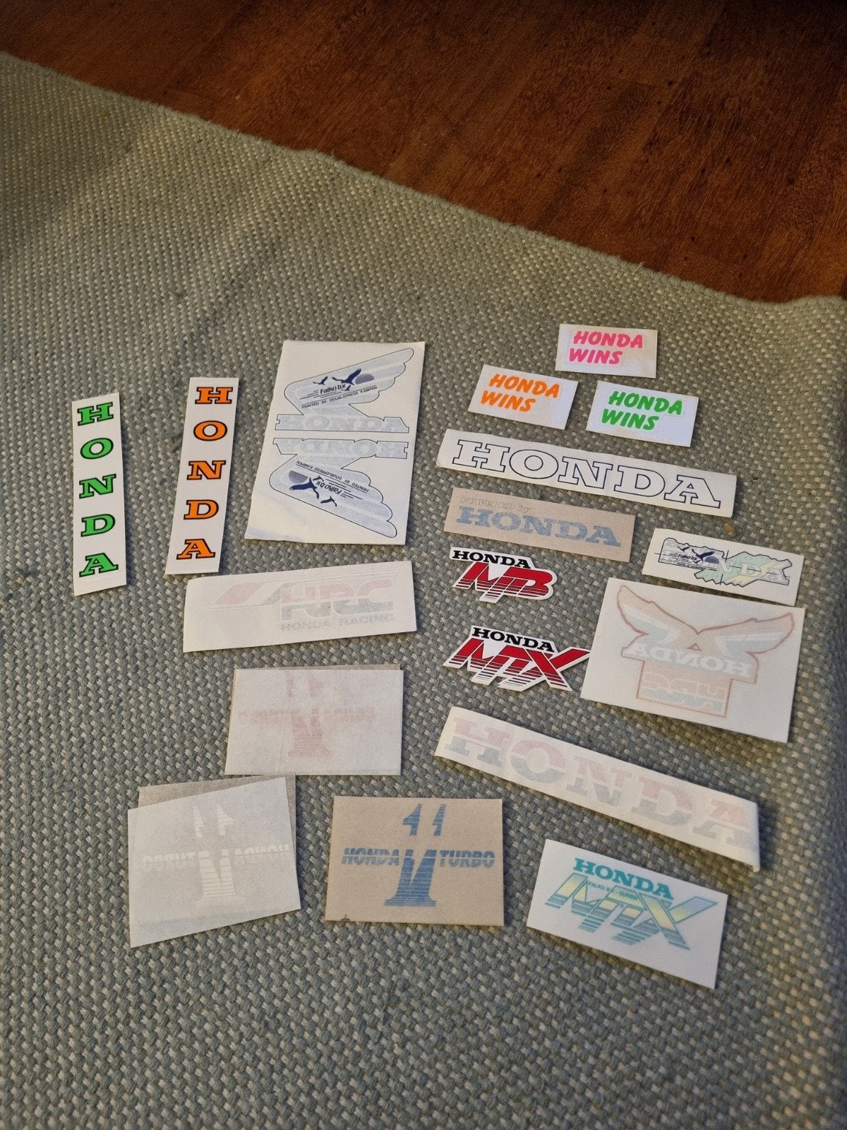 Vintage Honda Decal Motor Stickers Jaren '70, Verzamelen, Ophalen of Verzenden, Gebruikt, Motoren