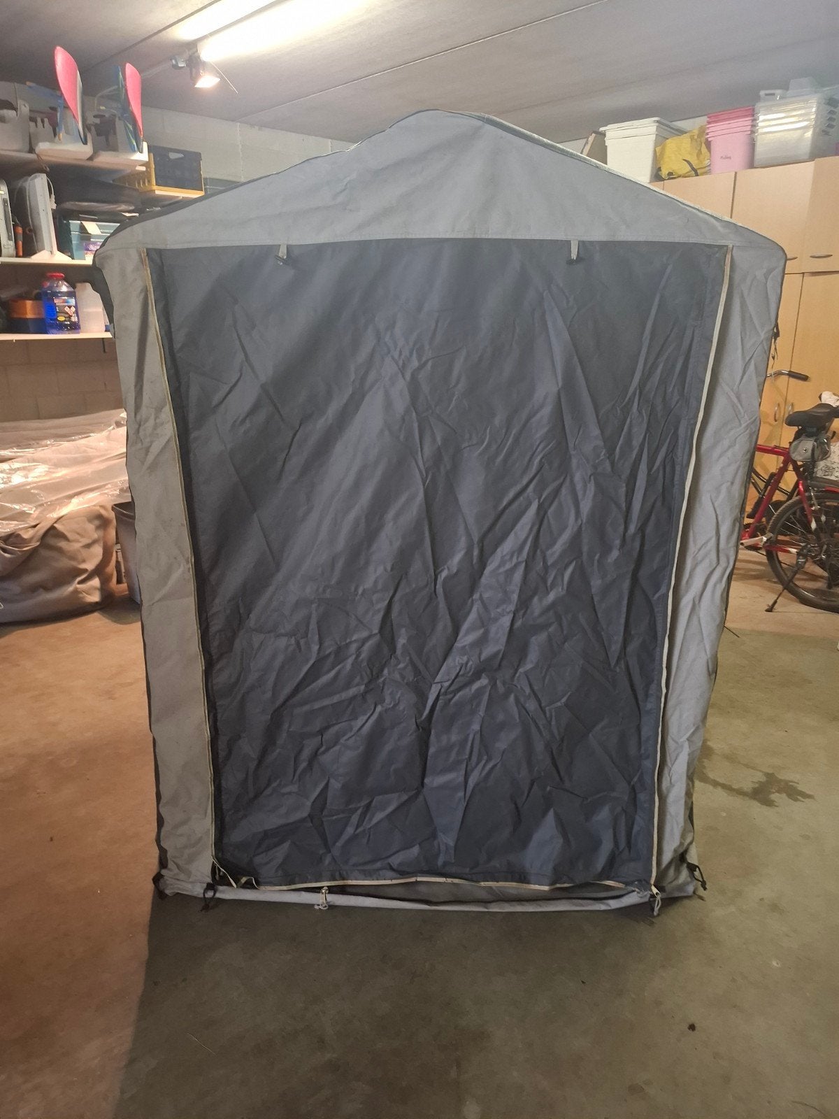 schuur tent 2.20m x 1.5m x 1.9m - Ideaal voor kamperen, Ophalen of Verzenden, Gebruikt, Tot en met 2