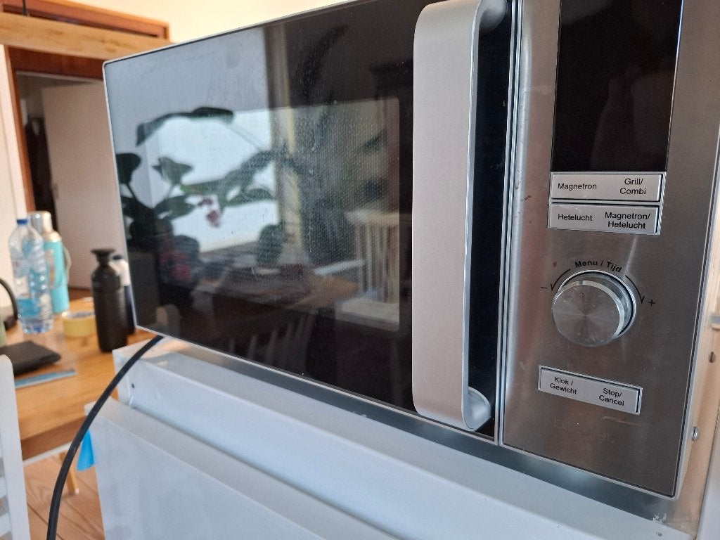 Rvs Combi magnetron van Blokker, Ophalen, Combimagnetron, Gebruikt, Hete lucht