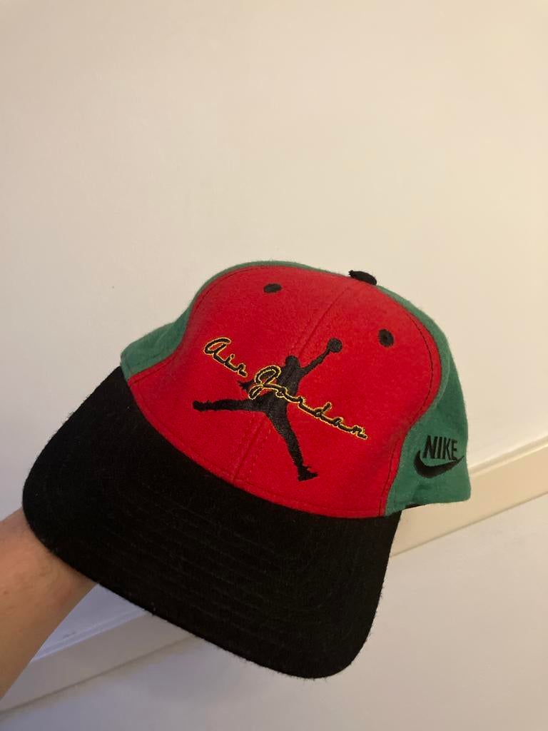 Jordan Nike pet vintage 80s, Kleding | Heren, Hoeden en Petten, Ophalen of Verzenden, Gedragen, One size fits all, Pet