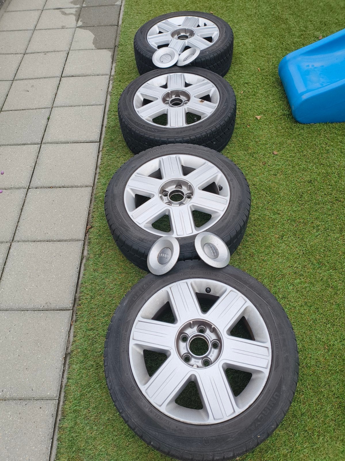 Orginele velgen Audi A2. 15 inch., Auto-onderdelen, Ophalen, Gebruikt, 15 inch, Velg(en)