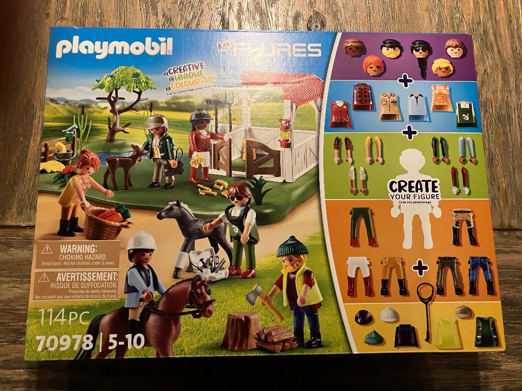 Nieuwe doos! Playmobil My Figures Paardenranch – 70978, Ophalen of Verzenden, Nieuw, Complete set