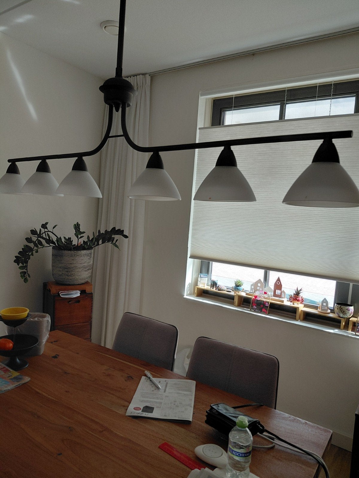 kamerlamp met 6 kelken, Ophalen of Verzenden