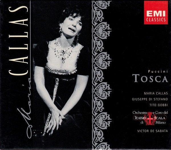 Puccini Tosca Callas dubbel CD, Gebruikt, Boxset, Opera of Operette, Ophalen of Verzenden