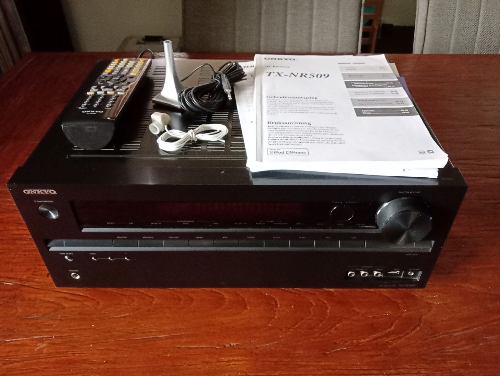Onkyo versterker TX-NR 509, Ophalen, Zo goed als nieuw