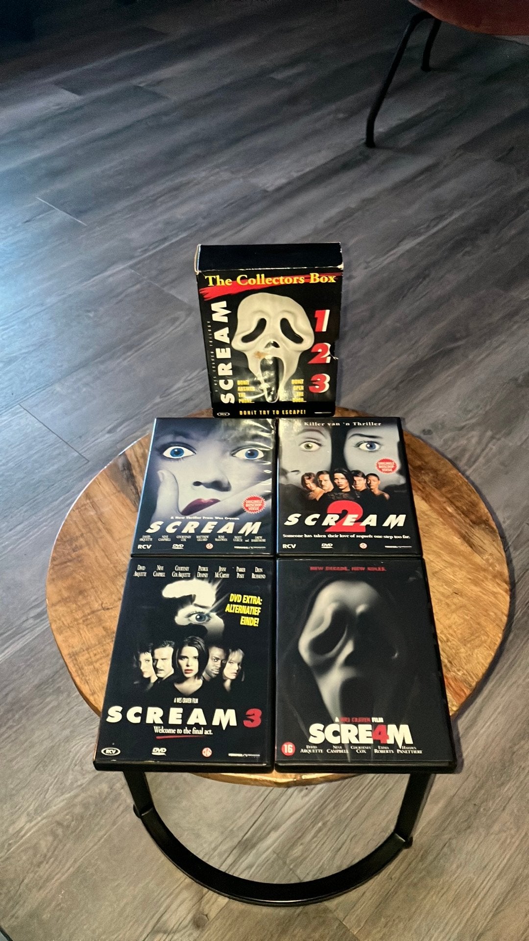 Scream 1-4 dvd, Vanaf 16 jaar, Ophalen of Verzenden, Zo goed als nieuw, Overige genres