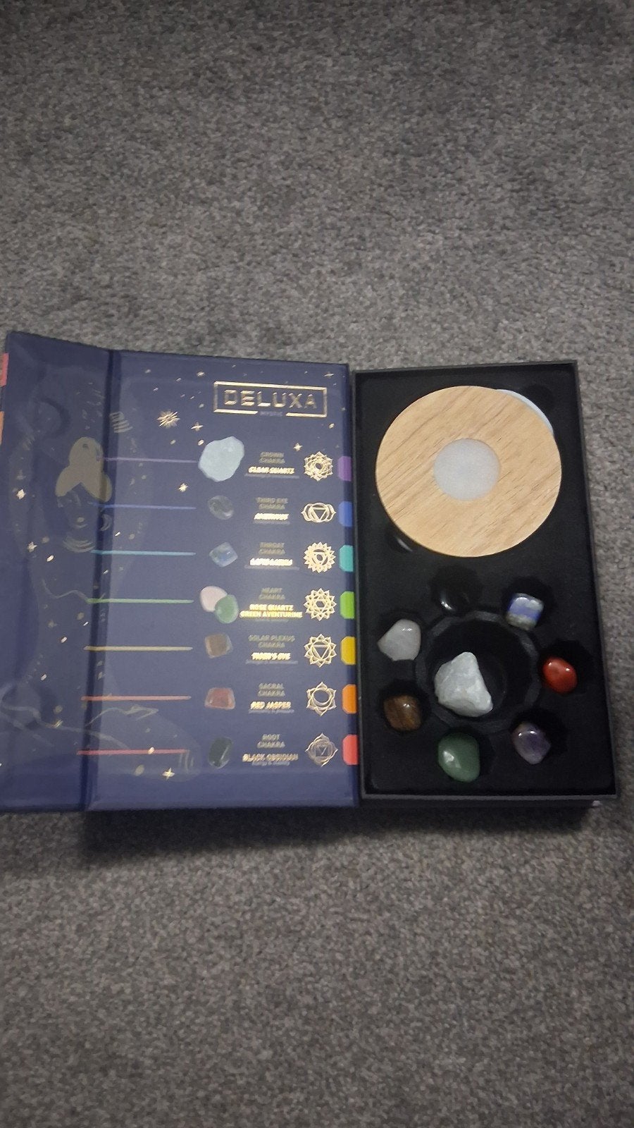 Deluxa Mystic Kristallen Lamp voor Chakra Meditatie, Ophalen of Verzenden