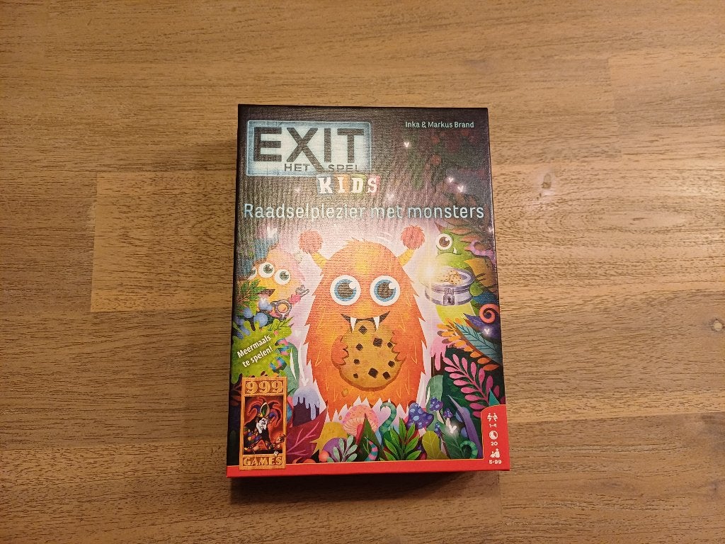 Exit Kids! Raadselplezier met Monsters, Een of twee spelers, Ophalen of Verzenden, Gebruikt, 999 games