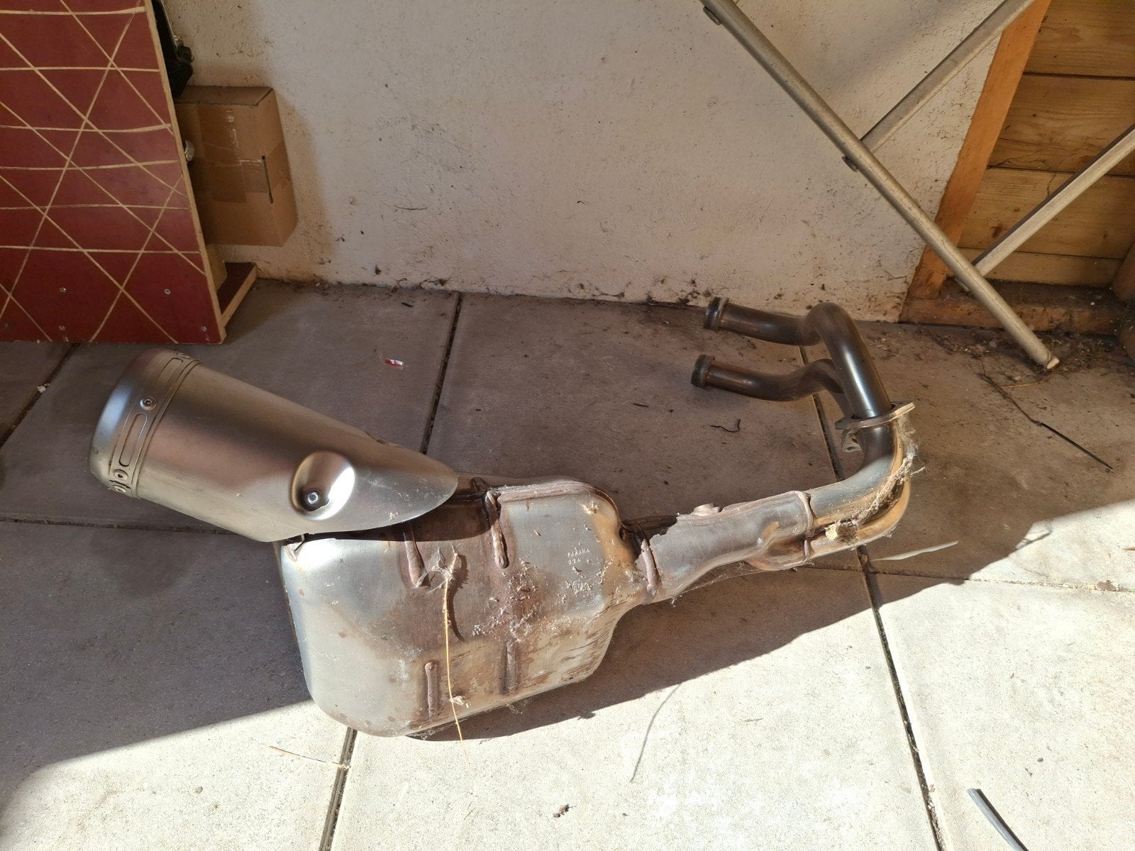 Originele uitlaat Yamaha MT-07, XSR700, Tenere 700 (B34), Ophalen of Verzenden, Gebruikt