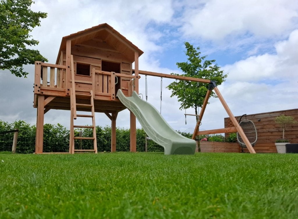 BOOMHUT PALEIS speeltoren speelhuis klimtoren speeltoestel, Ophalen, Nieuw, Schommel, Aanbouwonderdeel