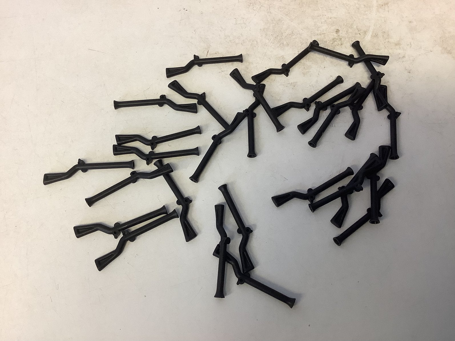 Lego minifiguur wapen geweer Flintlock Musket zwart, Ophalen of Verzenden, Gebruikt, Losse stenen, Lego