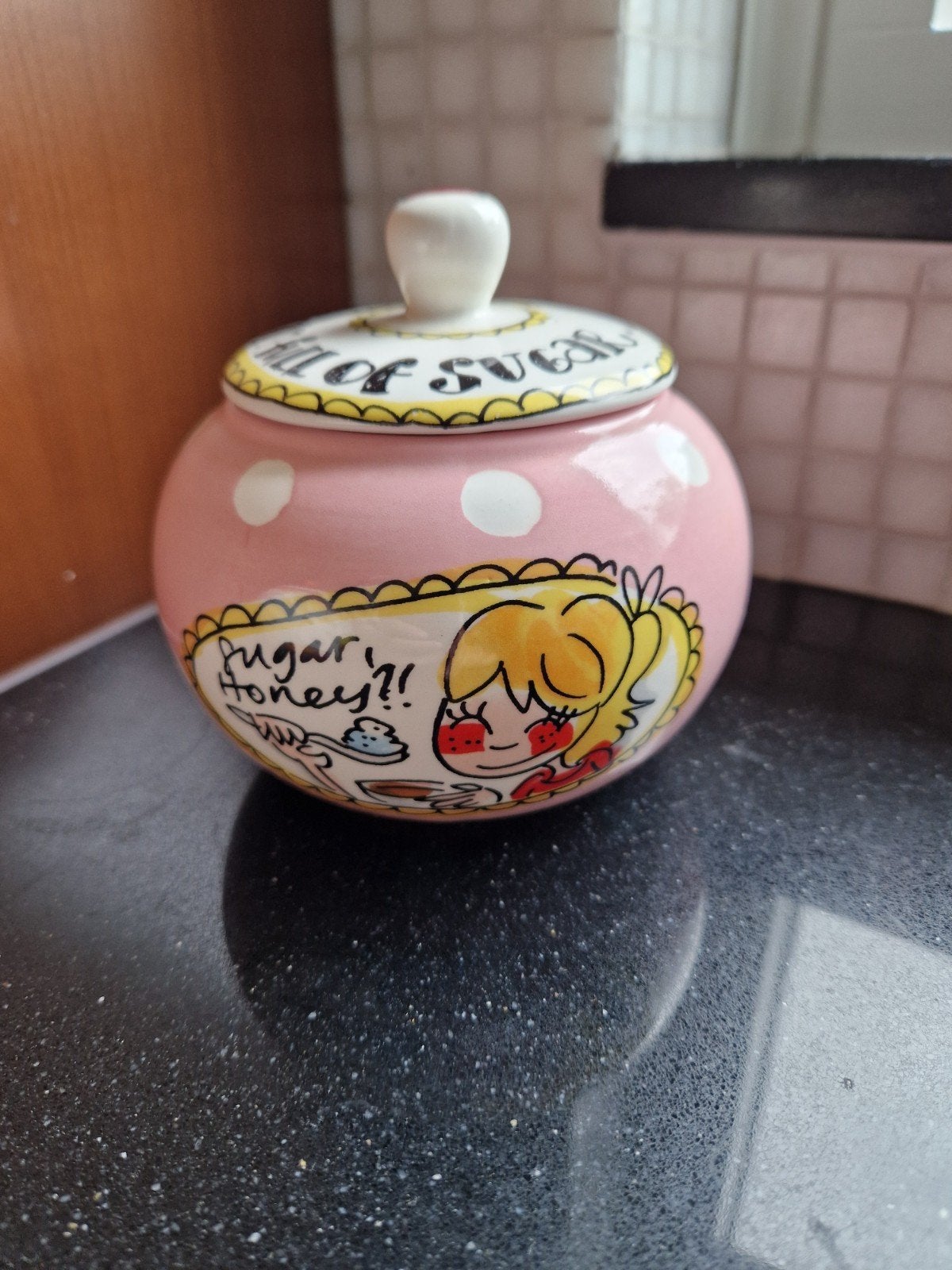 Blond Amsterdam suikerpot, Ophalen, Overige typen, Zo goed als nieuw, Aardewerk