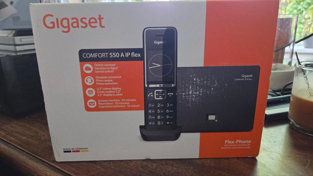 Gigaset Comfort 550 A IP Flex DECT telefoon, Ophalen of Verzenden, Nieuw, 1 handset