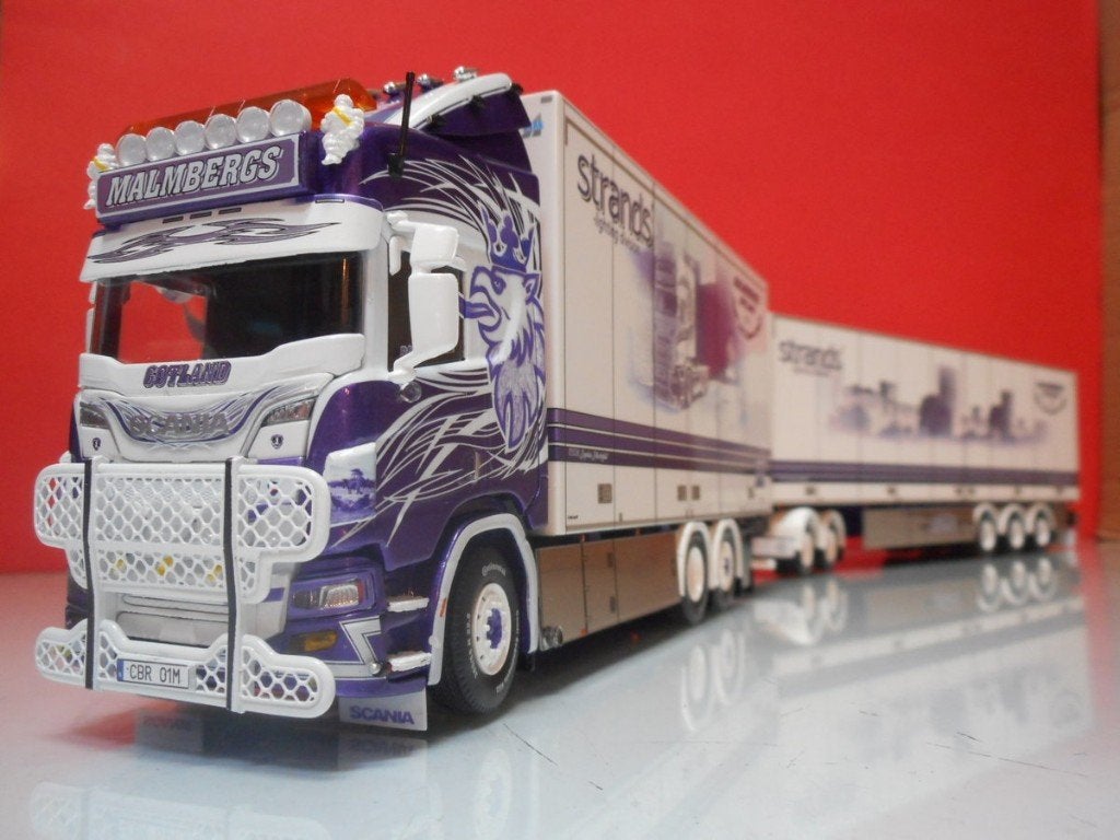 TEKNO SCANIA LZV MALMBERGS, ZWEDEN 87628, Hobby en Vrije tijd, Modelauto's | 1:50, Ophalen of Verzenden, Nieuw, Bus of Vrachtwagen