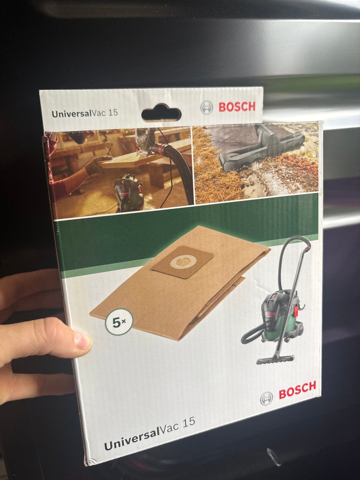 Bosch UniversalVac 15 stofzuigerzakken (5 stuks), Ophalen of Verzenden, Nieuw