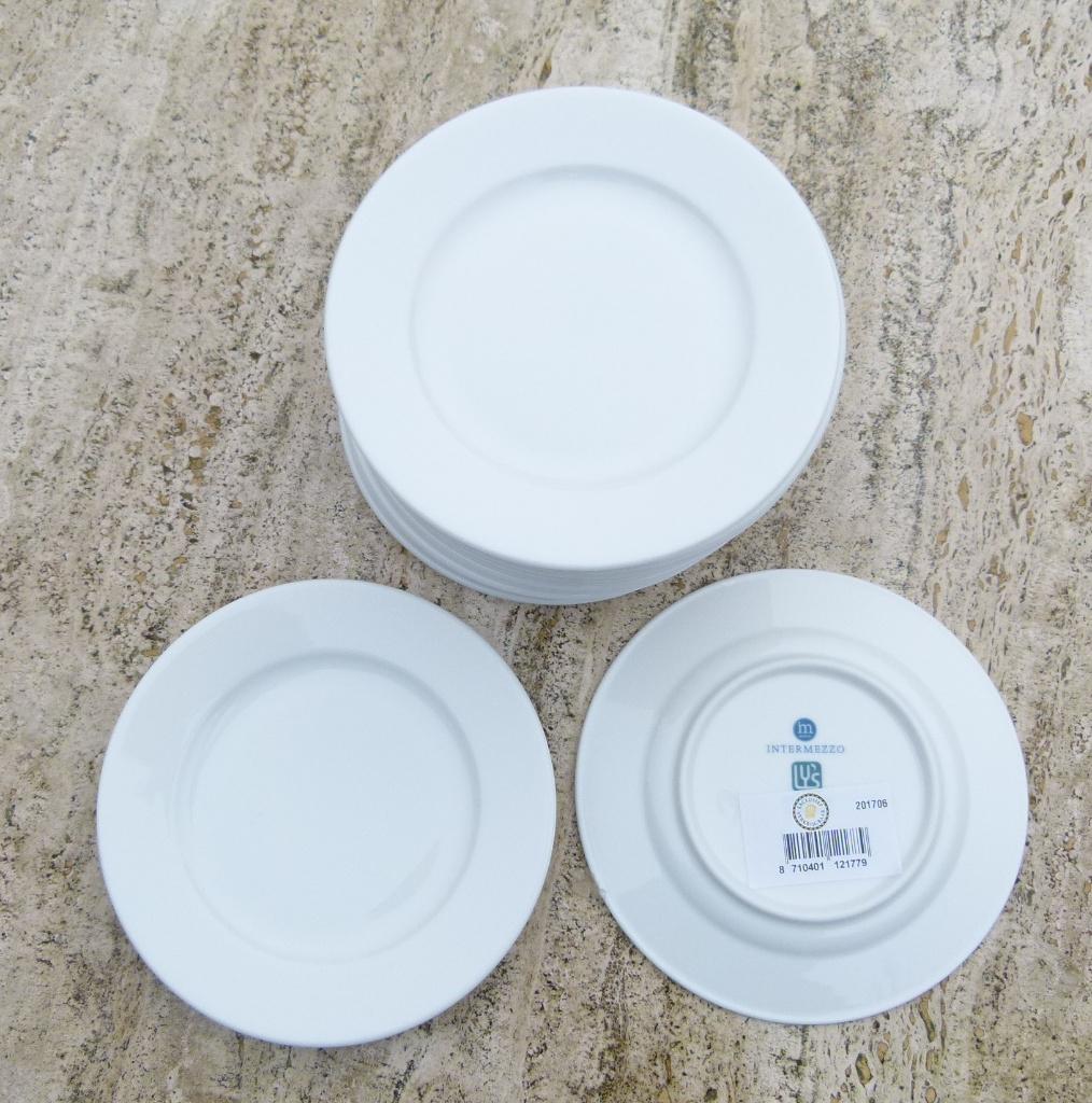 Intermezzo Witte Amuse Feest / Tapaz / Gebaks borden, Huis en Inrichting, Keuken | Servies, Nieuw, Ophalen of Verzenden, Bord(en)