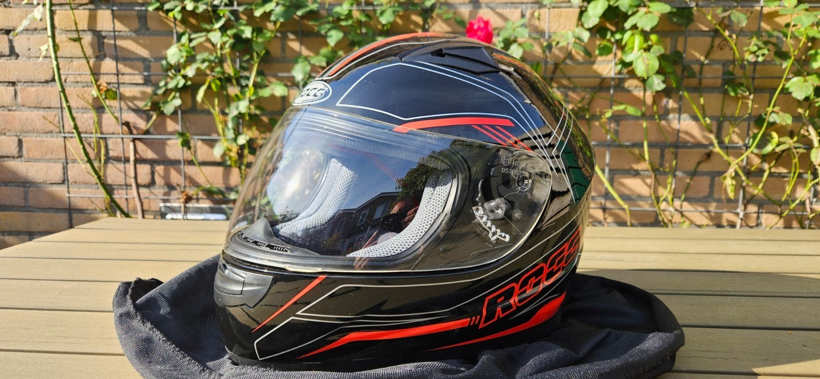 ROCC Motorhelm XXS (51/52) - Zo goed als nieuw, incl. hoes, Motoren, XXS, Kinderen, Tweedehands, Ophalen