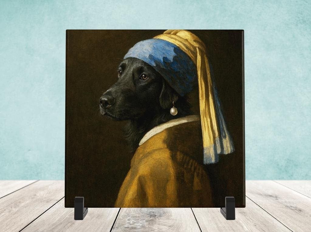 Meisje met de Parel - Flatcoated Retriever, Verzenden, Nieuw