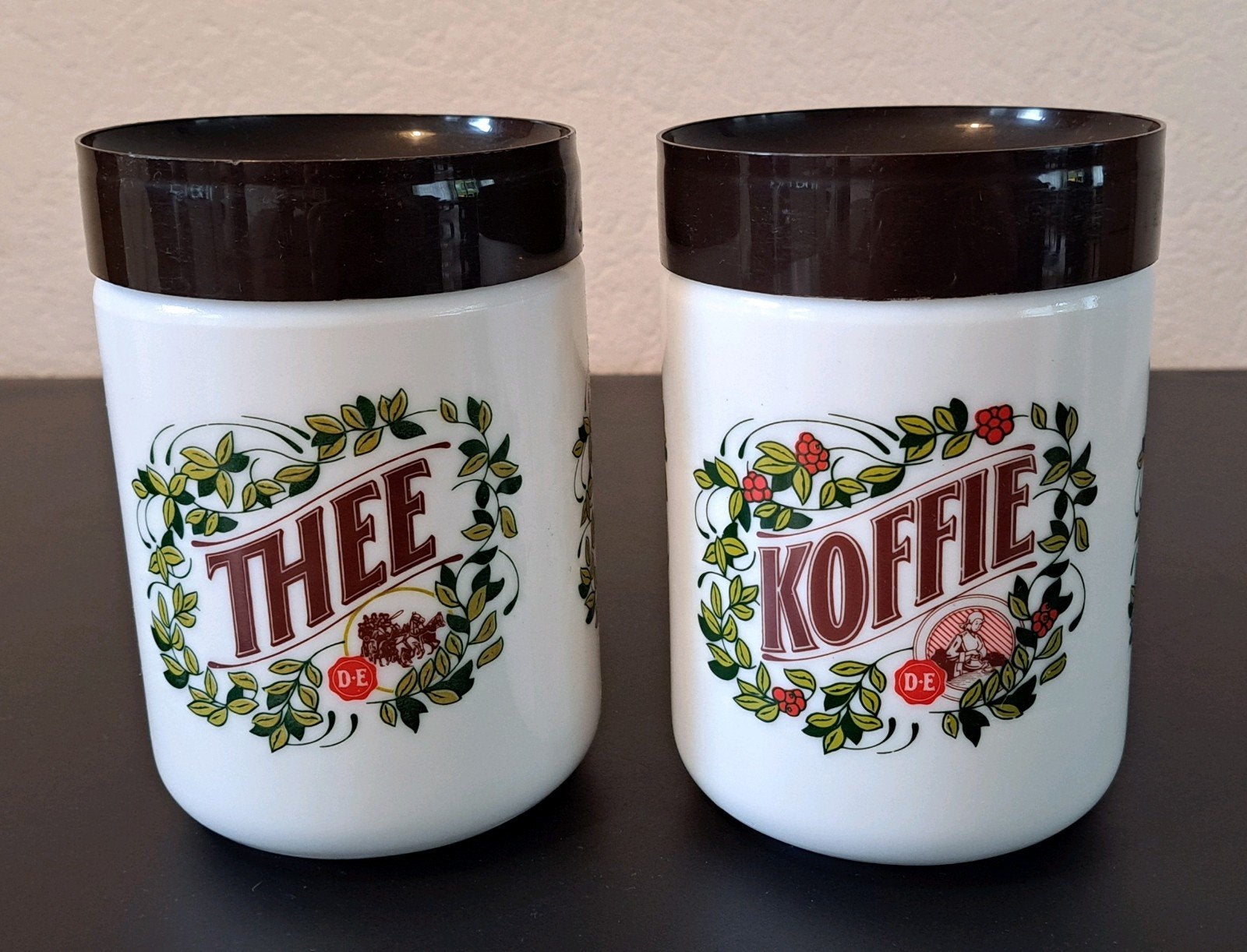 Vintage DE voorraadpotten: Thee en Koffie, Antiek en Kunst, Ophalen