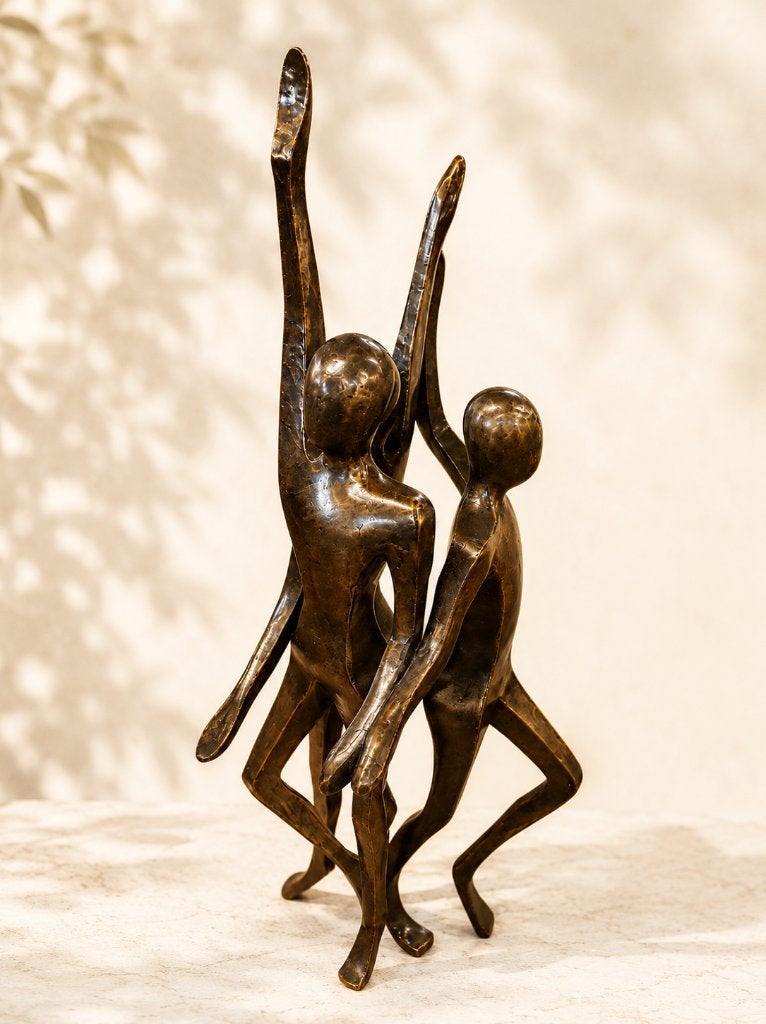 3 DANSERS / bronzen beeld