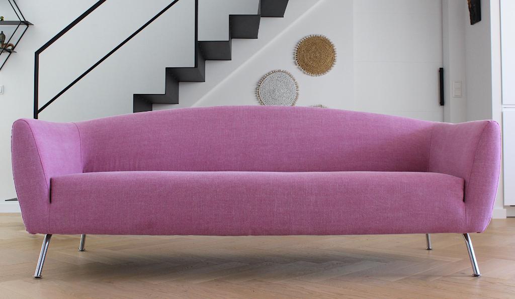 Gelderland 6250 3-zits roze, Huis en Inrichting, Banken | Bankstellen, Diba design, Driepersoons, 75 tot 100 cm, Zo goed als nieuw