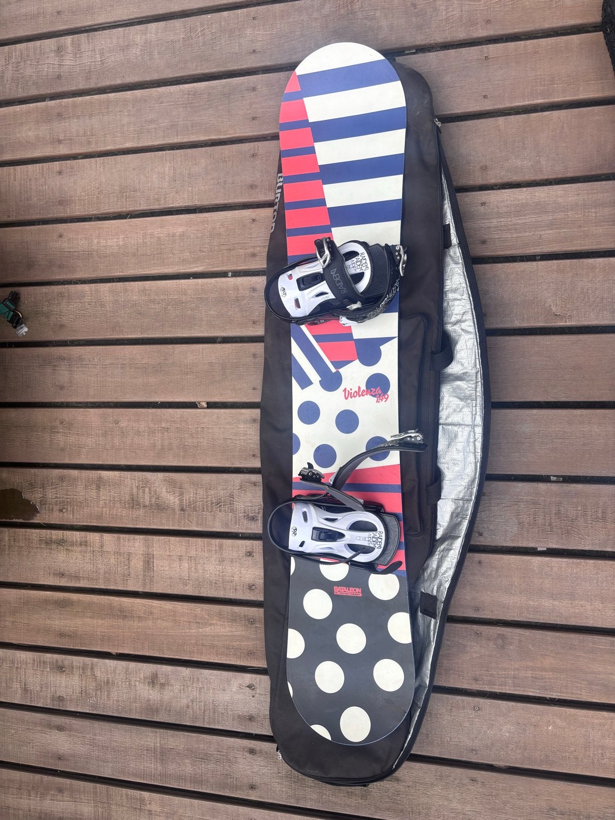 Bataleon Violenza 149 Snowboard met Burton bindingen, Ophalen, Gebruikt, Board