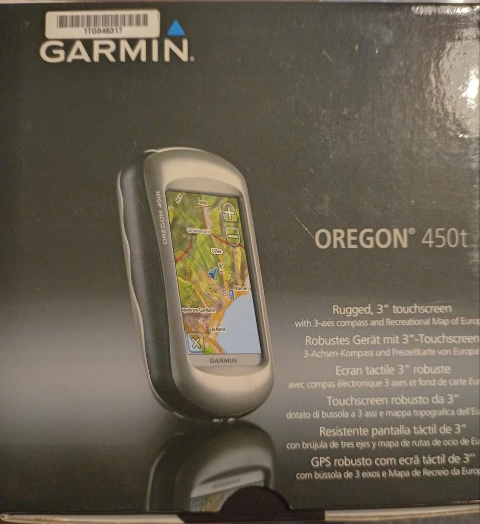 Garmin Oregon 450t navigatie, Ophalen