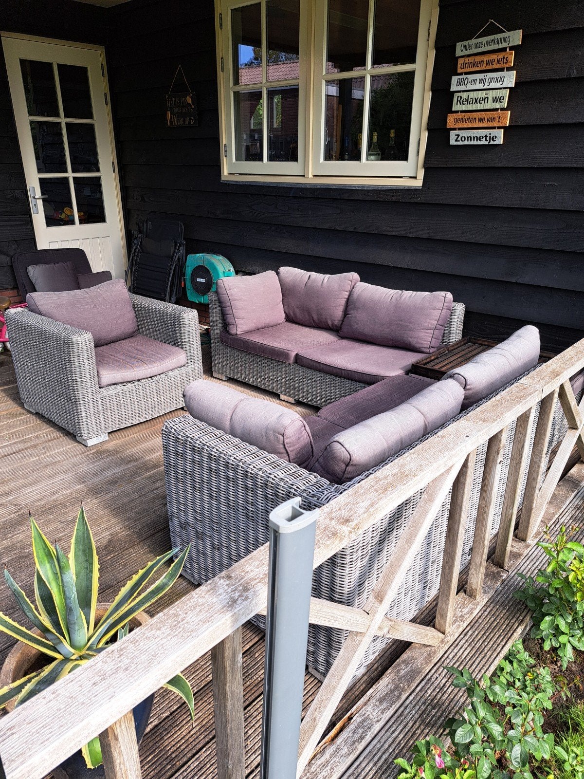 Lounge set 4 delig, Ophalen, Gebruikt, Onbekend, Onbekend