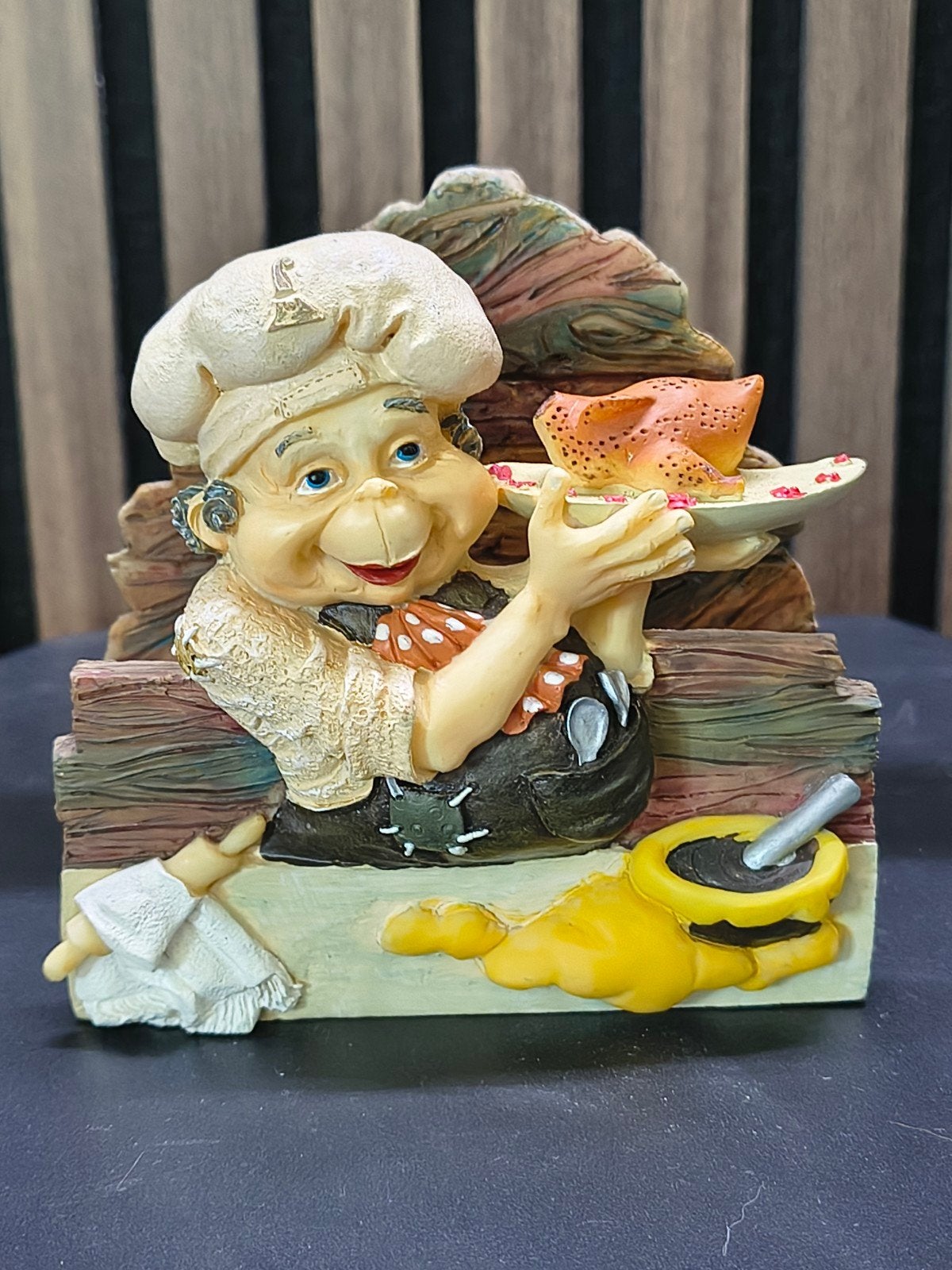 De Laaf Collection Beeldje Kok A.21806 Efteling 1999, Ophalen of Verzenden, Zo goed als nieuw, Beeldje of Poppetje