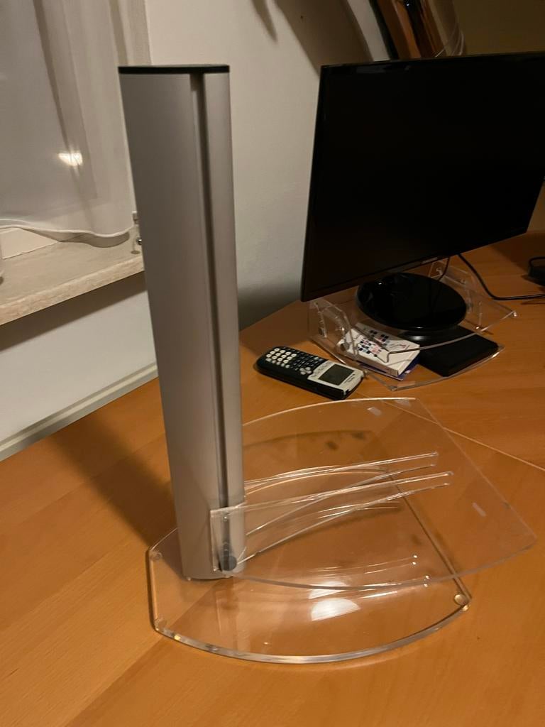 Beeldscherm verhoger / monitorstandaard, Computers en Software, Ophalen, Gebruikt, In hoogte verstelbaar