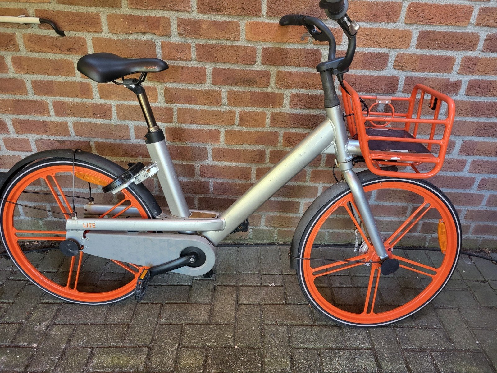 Mobike deelfiets - Ideaal voor stadsvervoer, Gebruikt, 50 tot 53 cm, Trommelrem, Ophalen