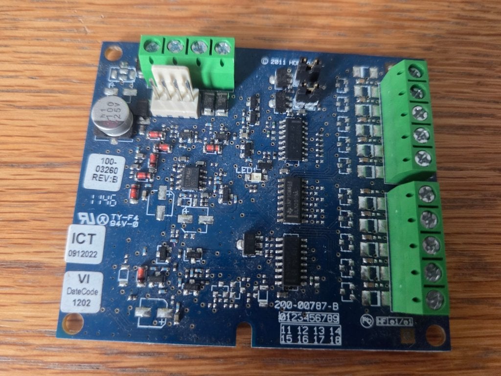 Honeywell A071 Galaxy 8 uitgangsmodule tbv Flex3, Ophalen of Verzenden, Zo goed als nieuw, Detector, Sensor of Melder, Overige soorten