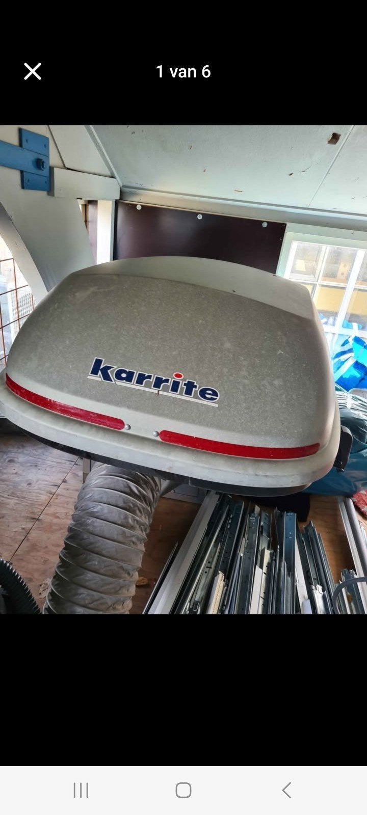 Karrite Dakkoffer - Gebruikt, Auto diversen, Dakkoffers, Ophalen of Verzenden, Gebruikt