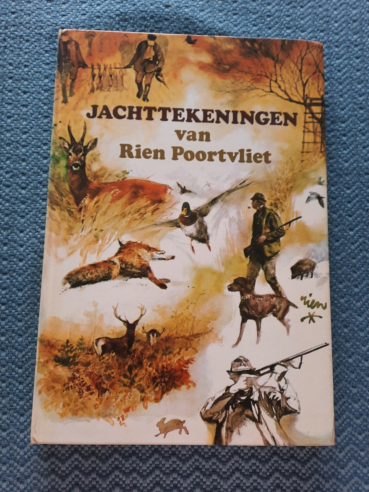 Jachttekeningen van Rien Poortvliet - Natuur & Jacht, Ophalen of Verzenden, Gelezen, Natuur algemeen