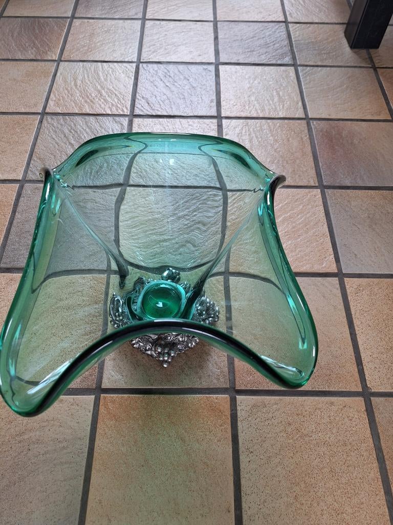 Glazen schaal, Ophalen, Zo goed als nieuw, Overige vormen, Glas